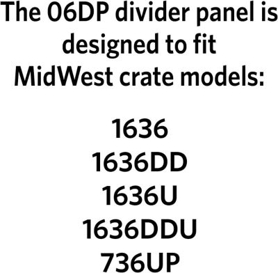 Image showing  MidWest Wire Crate Divider Panel