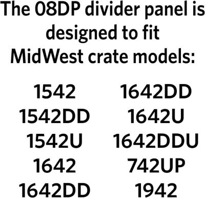 Image showing  MidWest Wire Crate Divider Panel