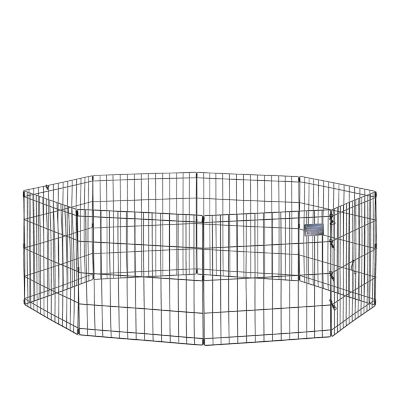 Image showing 2 th MidWest Homes for Pets Exercise Pen, 24 in. Black