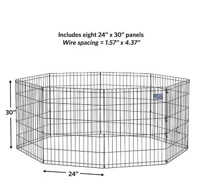 Image showing  Exercise Pen, 30 in, Black
