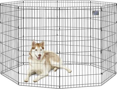 MidWest Homes for Pets Exercise Pen, 48 in., Black