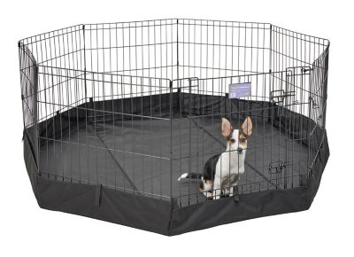 Image showing  Exercise Pen, Octagon, Fabric Bottom