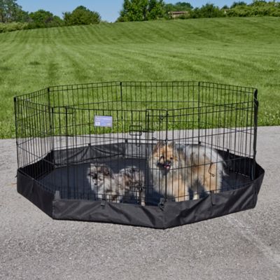 Image showing  Exercise Pen, Octagon, Fabric Bottom