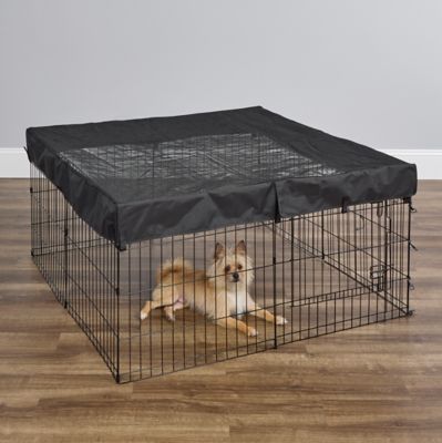 Image showing  Exercise Pen, Square, Fabric Mesh Top