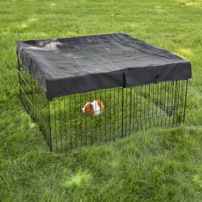 Image showing  Exercise Pen, Square, Fabric Mesh Top
