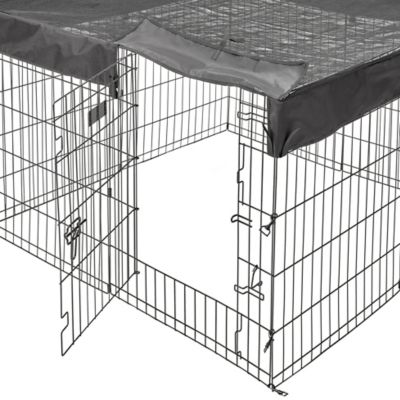 Image showing  Exercise Pen, Square, Fabric Mesh Top