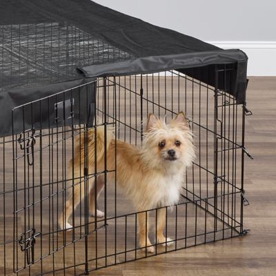 Image showing  Exercise Pen, Square, Fabric Mesh Top