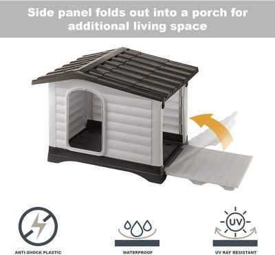 Image showing  DOGVILLA Indoor/Outdoor Plastic Dog House
