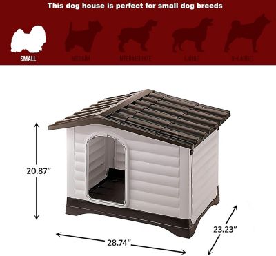 Image showing  DOGVILLA Indoor/Outdoor Plastic Dog House