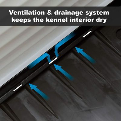 Image showing  DOGVILLA Indoor/Outdoor Plastic Dog House