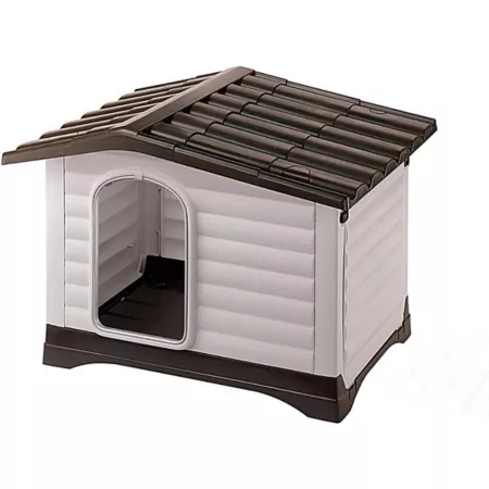 Ferplast DOGVILLA Indoor/Outdoor Plastic Dog Kennel Dog Houses