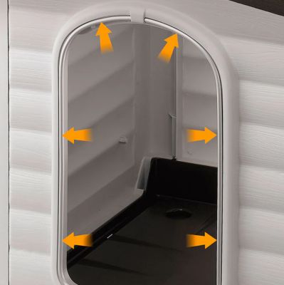 Image showing  DOGVILLA Indoor/Outdoor Plastic Dog House