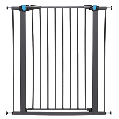 MidWest Homes for Pets 39 in. Graphite Steel Glow Stripe Gate