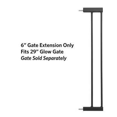 Image showing  6 in. Graphite Extension Glow Steel Gate 29 in.