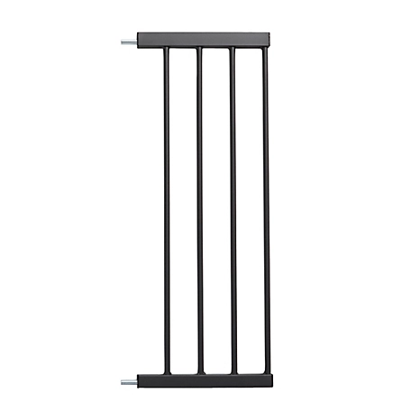 MidWest Homes for Pets 11 in. Graphite Extension Glow Steel Gate 29 in.