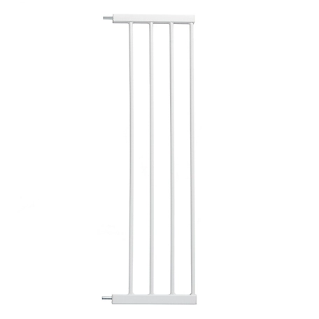 MidWest Homes for Pets 11 in. White Extension Glow Steel Gate 39 in.