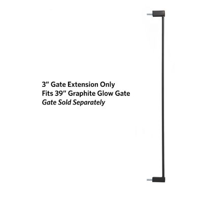 Image showing  3 in. Graphite Extension Glow Steel Gate 39 in.
