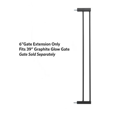 Image showing  6 in. Graphite Extension Glow Steel Gate 39 in.