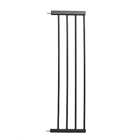 MidWest Homes for Pets 11 in. Graphite Extension Glow Steel Gate 39 in.