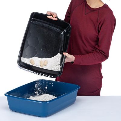 Image showing  Ariel Cat Litter Box, Blue