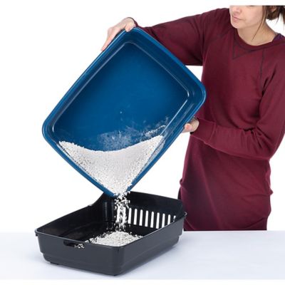 Image showing  Ariel Cat Litter Box, Blue