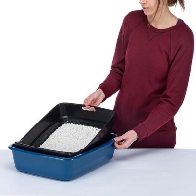 Image showing  Ariel Cat Litter Box, Blue