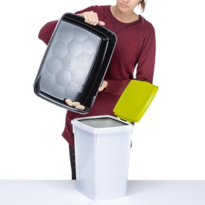 Image showing 5 th Ferplast Ariel Plus Cat Litter Box, Red