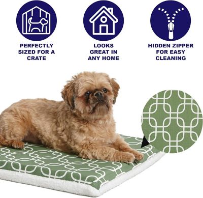 Image showing 1 th MidWest Homes for Pets Geo/Fleece Reversible Pad with Teflon Fabric Protector