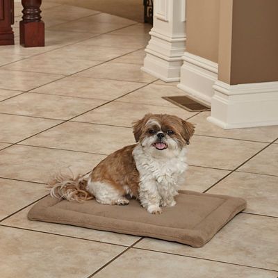 Image showing  Quiet Time Taupe Micro Terry Pet Bed