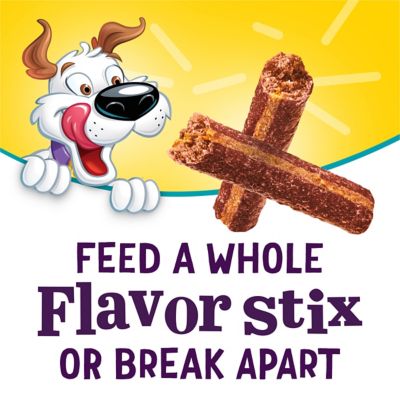 Image showing  Flavor Stix with Bacon and Peanut Butter Flavor Dog Treats, 25 oz.