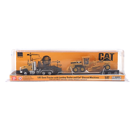Caterpillar 1:87 Cat Semi-Tractor With Trailer