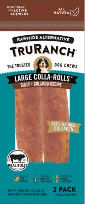 TruRanch Large Collagen Roll, Bully Flavor - 2 ct.