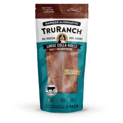 TruRanch Bully Collagen Roll Dog Treats, Large, 2 ct.