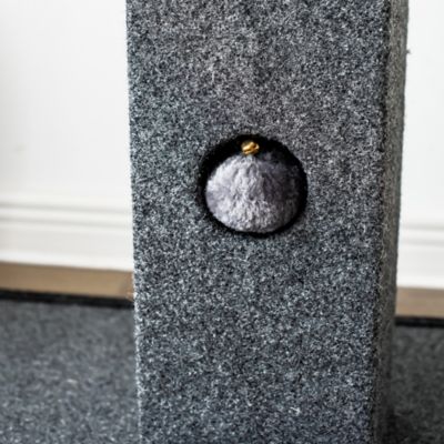 Image showing  32 in. Natural Minimalist Scratching Post Cat Tree with Natural Sisal Rope