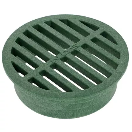 NDS 4" Round Plastic Grate Green Culvert Parts & Accessories