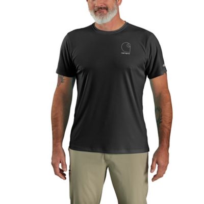 Image showing 1 th Carhartt Men's Force Sun Defender Lightweight Logo Graphic Short-Sleeve T-Shirt
