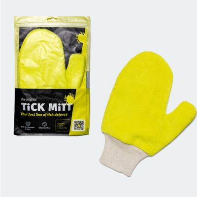 TiCK MiTT Chemical-Free Tick Removal Tool for People and Pets, Yellow