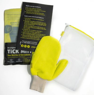 Image showing 6 th TiCK MiTT Chemical-Free Tick Removal Tool for People and Pets, Yellow