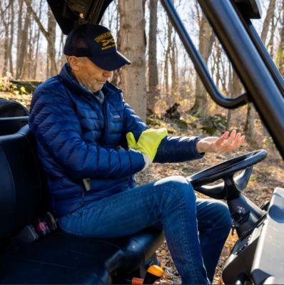 Image showing 8 th TiCK MiTT Chemical-Free Tick Removal Tool for People and Pets, Yellow