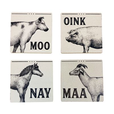 HaynesBesco Group 4 ct. MDF Coasters in Box