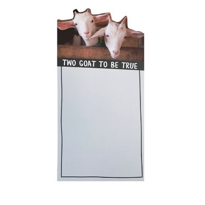 HaynesBesco Group Diecut Sticky Notepad Two Goat