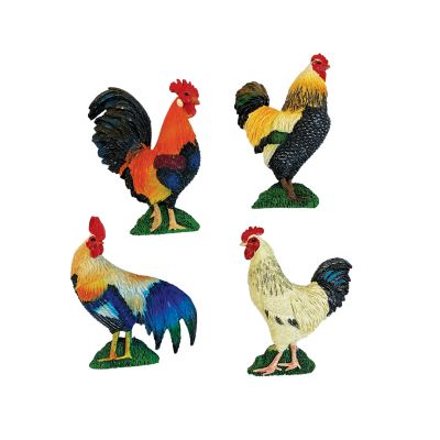 HaynesBesco Group 4 ct. Ceramic & Resin Magnets Bright Chickens