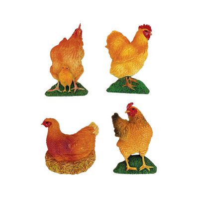 HaynesBesco Group 4 ct. Ceramic & Resin Magnets Chickens