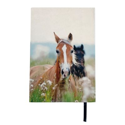 HaynesBesco Group Horses Fabric Cover Journal