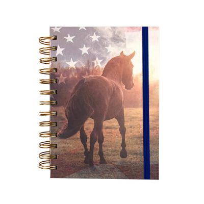 HaynesBesco Group Twin Wire Journal Patriotic Horse