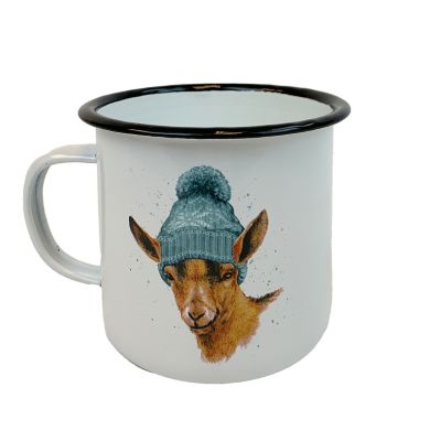 HaynesBesco Group 18 oz. Enamel Cups - Goat