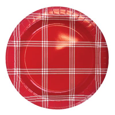 HaynesBesco Group 40 ct. Summer Paper Plates - Red