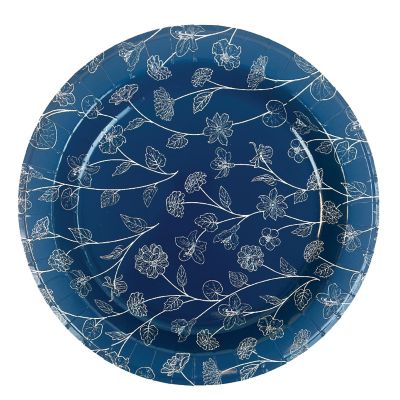 HaynesBesco Group 40 ct. Summer Paper Plates- Dark Blue
