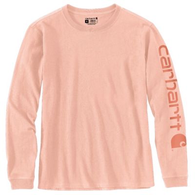 Image showing  Women's Loose Fit Heavyweight Logo Long-Sleeve Graphic T-Shirt