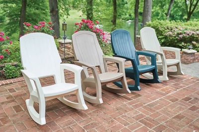Image showing  Rockaway Heavy-Duty All-Weather Outdoor Rocking Chair